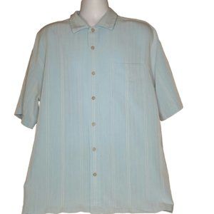 Batik Bay Blue & White Striped Shirt Size XXL